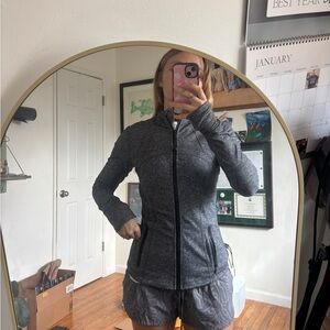 Lululemon Athletica Charcoal Zip-Up Jacket
